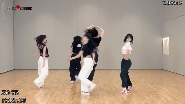 LE SSERAFIM - 'UNFORGIVEN' Dance Practice Mirrored Tutorial (SLOWED) смотреть онлайн