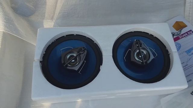 Распаковка - Коаксиальная АС Pioneer TS-1639R смотреть онлайн