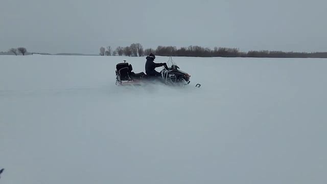 Снегоход FRONTIER 1000 Лучше без лыж ! )) смотреть онлайн