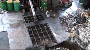 Пресс авто.Утилизация машин.Auto press