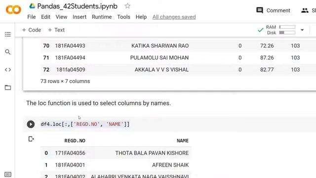 Accessing data from Pandas Data Frames смотреть онлайн