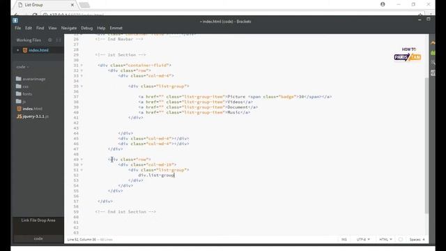 List Group in Bootstrap - Bootstrap Tutorials for Beginners in hindi or urdu - Class 22 смотреть онлайн