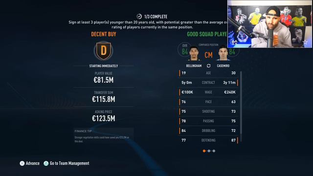 INSANE €115 Million Jude Bellingham Signing! 🤑 FIFA 23 Manchester United Career Mode смотреть онлайн