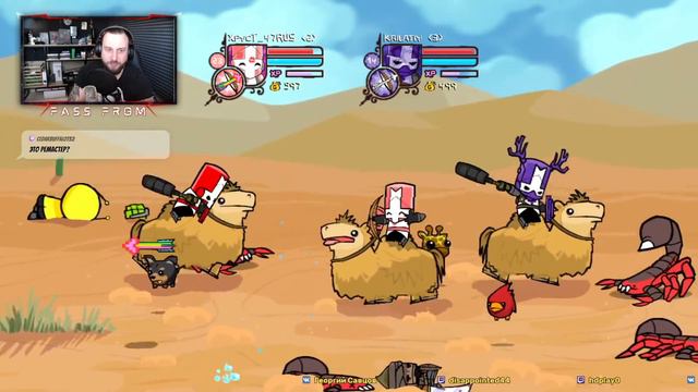 А МОЖНО Я ДОМА ПОСИЖУ?! - КООП Castle Crashers смотреть онлайн