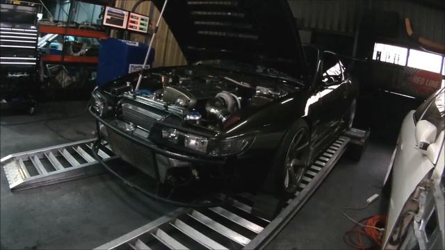 RB26 sil80 on dyno power run 2 HD смотреть онлайн