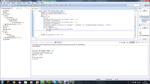 Comment Coder en JAVA n°4 2 TP n°1 L'Additionneur Solution смотреть онлайн