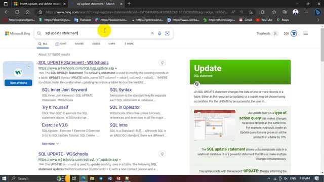 Access SQL Insert Select Update Delete (CRUD) смотреть онлайн