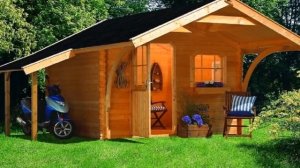 Небольшой дачный домик  Дизайн садового домика