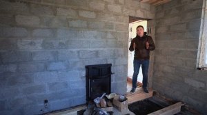 Баня из керамзитоблока 6*7 за 14 дней