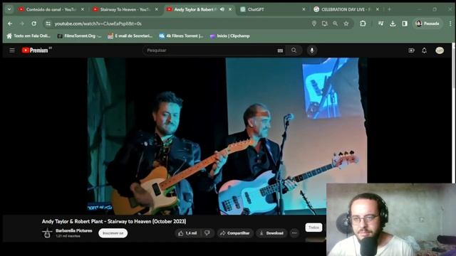 REACT a ROBERT PLANT em Stairway To Heaven - 1ª vez AO VIVO após 16 ANOS: COMO TÁ A VOZ AOS 75 ANOS смотреть онлайн