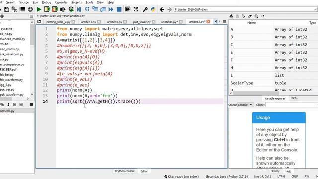 Advanced matrix operations using Numpy-II by Dr. Vinoth Babu Kumaravelu смотреть онлайн