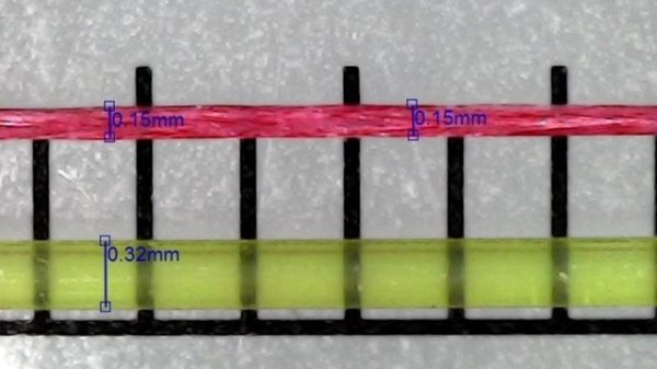 Плетёнка SUNLINE SIGLON PE X8 #0,6. Какие реальные диаметр и разрывная нагрузка?