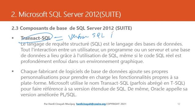 7. Introduction à Microsoft SQL Server 2012 смотреть онлайн