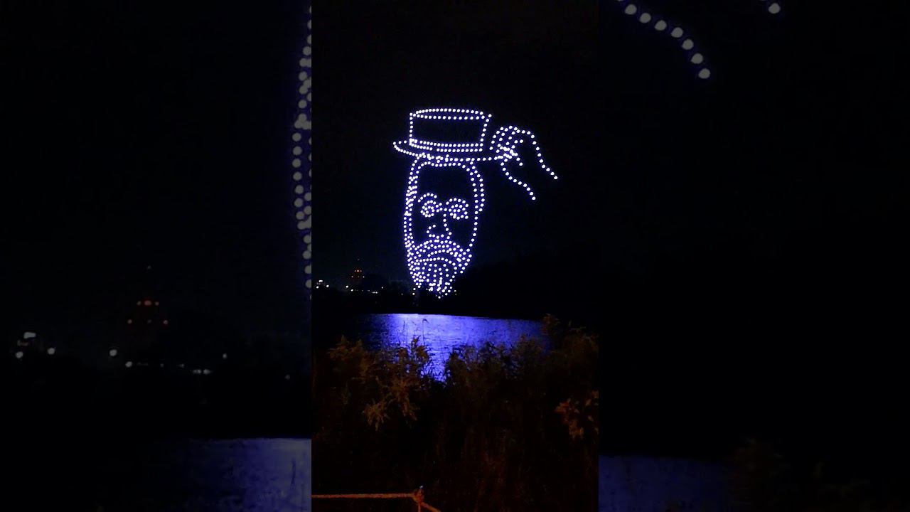 Запуск 500 Дронов #shorts смотреть онлайн