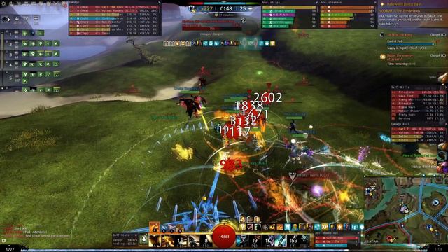 GW2 WVW Glass Staff Weaver Backline DPS смотреть онлайн