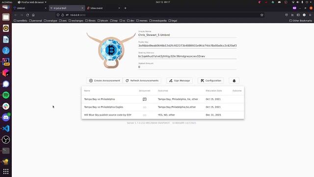Krystal Bull Umbrel Demo смотреть онлайн