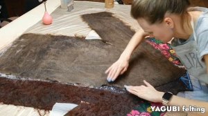 КАК СВАЛЯТЬ ЖАКЕТ ИЗ ШЕРСТИ? ВАЛЯНЫЙ ЖАКЕТ ИЗ ШЕРСТИ И ЛЬНА. НУНОФЕЛТИНГ ЖАКЕТ.