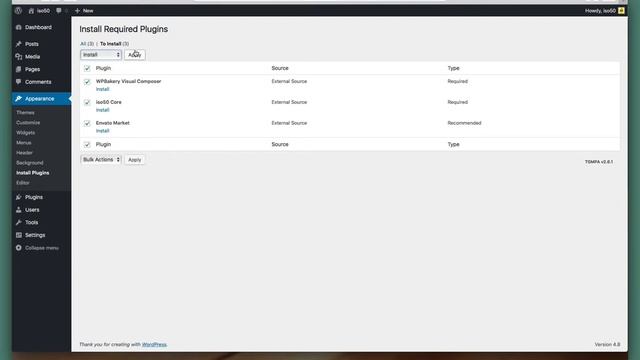 Install iso50 - Photography WordPress Theme смотреть онлайн