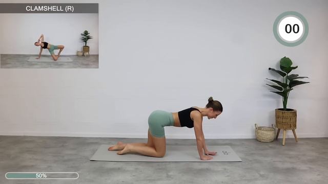 10 MIN Pilates Booty Workout | Butt Lift + Round Booty | Low Impact | No Equipment, No Repeat смотреть онлайн