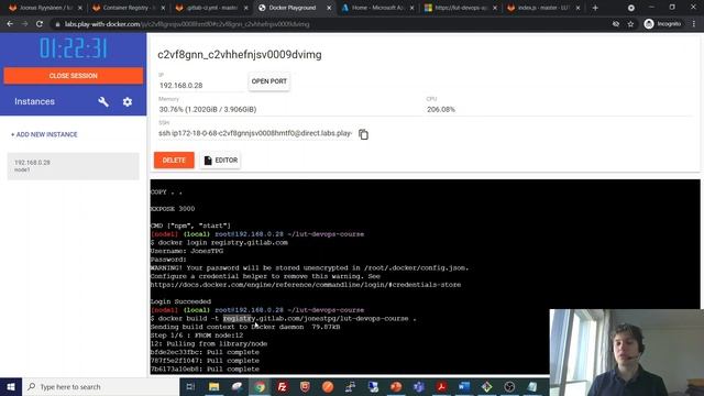 Container Technologies - Push an image to a container registry смотреть онлайн