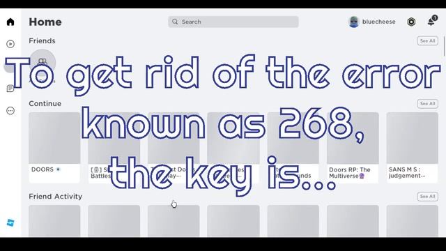 "YOU HAVE BEEN KICKED DUE TO UNEXPECTED CLIENT BEHAVIOUR" ERROR CODE 268 ROBLOX FIX! BEST VIDEO FIX смотреть онлайн