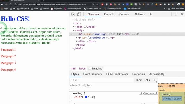 CSS - Absolute beginner | ElAnandKumar смотреть онлайн