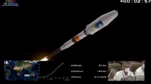 Пуск ракеты-носителя «Союз-СТ» с космодрома в Гвиане