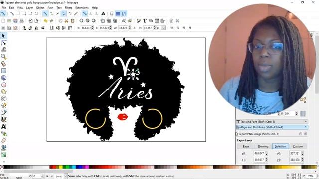 How to Draw Stars in Inkscape - Easy 1 Step Tool - Zodiac Afro Woman - Aries смотреть онлайн