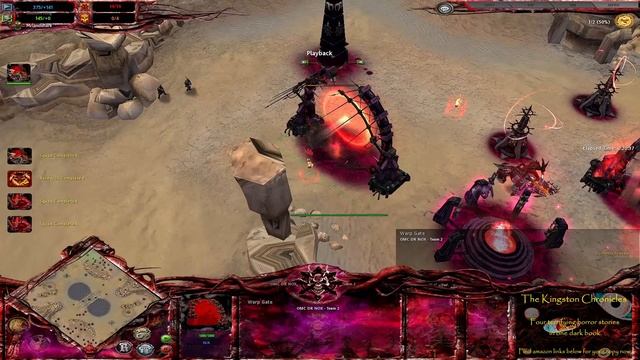 Dawn of War Unification Co-cast: 1 v 1 Steel Legion (Kirbpaign) vs Chaos Demons (DR NOX) смотреть онлайн