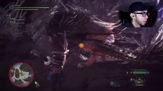 How to hunt a Nergigante! FAST NERGI CARAPACE! (Co-op) смотреть онлайн