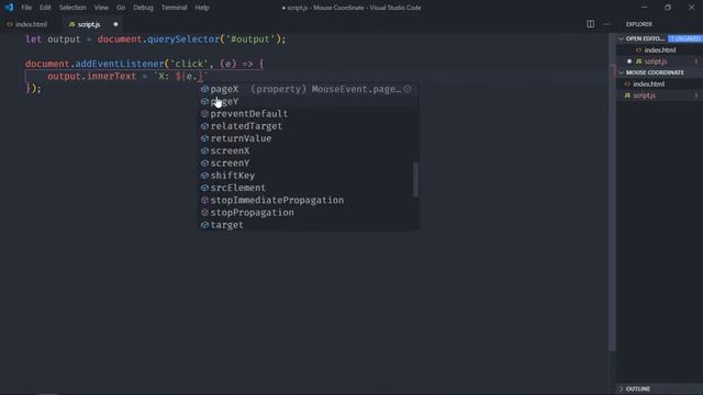 How to Get Mouse Coordinates in Javascript смотреть онлайн