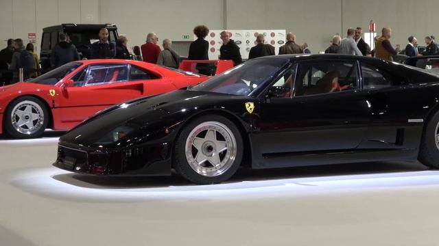 Black Ferrari F40 - Auto Classica Milano 2022. Like n Subscribe смотреть онлайн