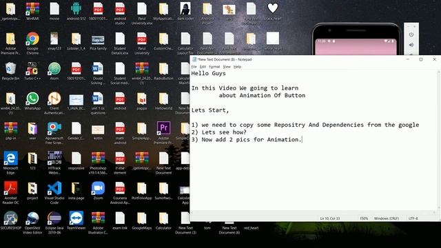 Animated Button In Android studio. Part 2 смотреть онлайн