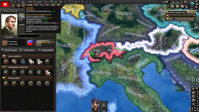 ¡Suiza se hace roja! 🇨🇭 Hearts of Iron lV смотреть онлайн