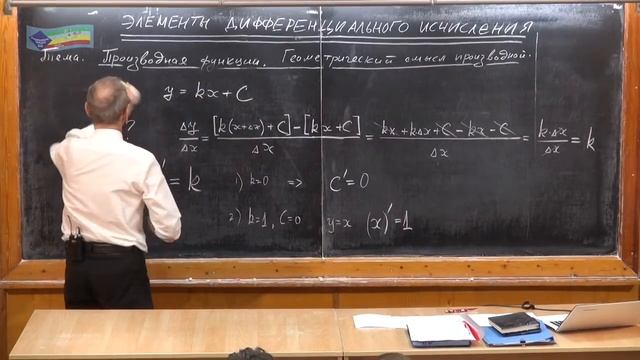 Урок 320. Производная функции и ее геометрический смысл смотреть онлайн