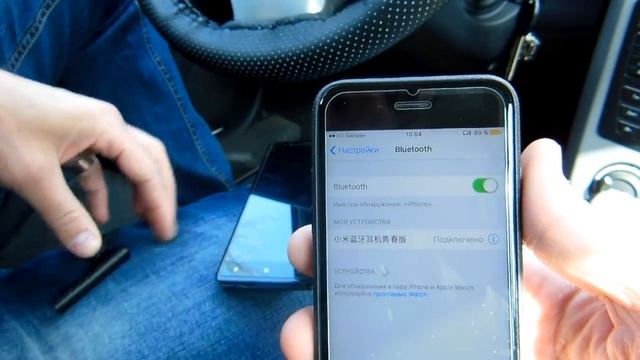 КИТАЙСКАЯ блютуз гарнитура Xiaomi для айфона 6s смотреть онлайн