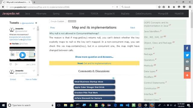 Why null is not allowed in ConcurrentHashmap?
| javapedia.net смотреть онлайн