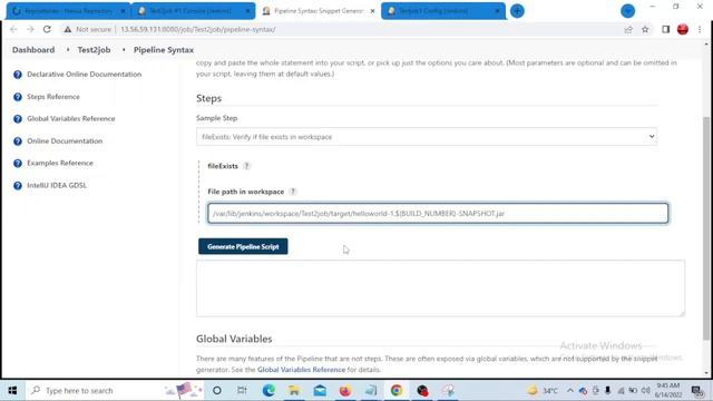 Artifact upload in Nexus through Jenkins declarative pipeline смотреть онлайн