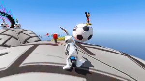 GTA 5 Mickey Mouse, Donald Duck, Bugs Bunny and Minnie Mouse Funny Ragdolls & Fails