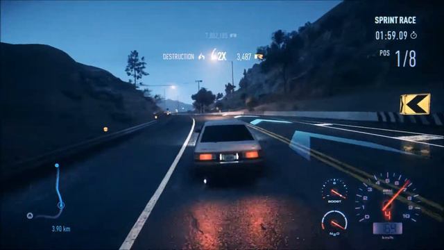 Need For Speed 2015 PC: AE86 855 HP Re-Run Gameplay смотреть онлайн