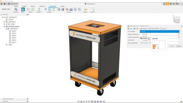 Tutorial: Nesting and Fabrication Extension: Part 4 of 8: Create and Edit Nest Studies смотреть онлайн