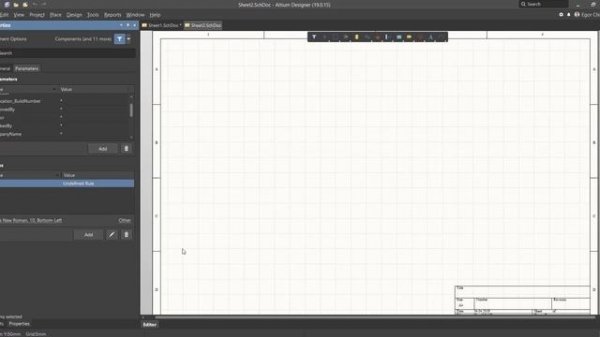 Altium Designer 19 - Template (Форматка ГОСТ)