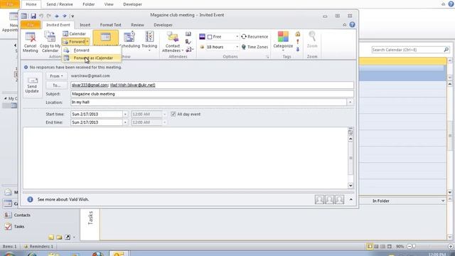 How to Add Bcc in an Outlook 2010 Calendar Invite смотреть онлайн