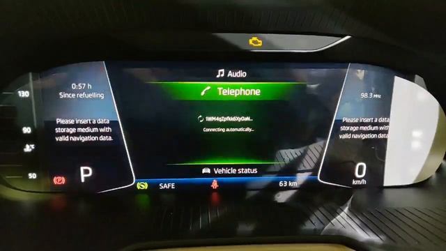 Virtual Cockpit Of Skoda Octavia L&K (Laurin & Klement)