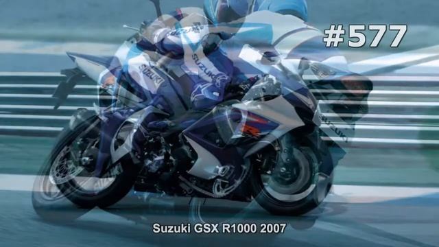 #577. Самый быстрый мотоцикл Suzuki GSX R1000 2007 смотреть онлайн