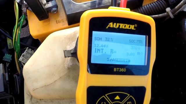 Тестер для аккумулятора AUTOOL BT360 смотреть онлайн
