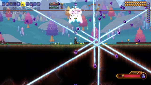 Infernum 1.9 Queen Slime NO HIT (Terraria Calamity テラリア カラミティ MOD クイーンスライム) смотреть онлайн