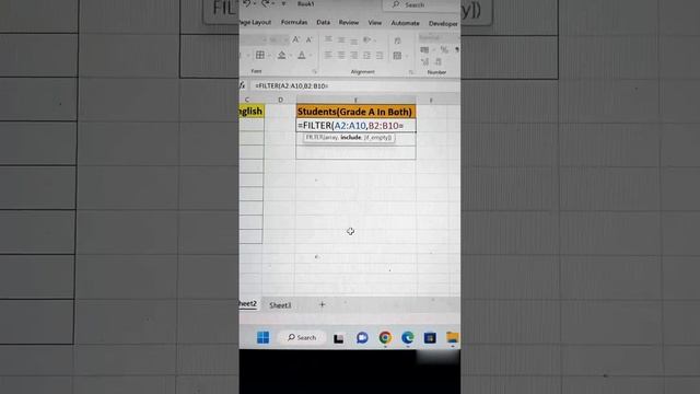 Excel Trick ‼️ Find Students Names With Grade "A"? | Best Use Of Filter Function In Excel? #bytetec смотреть онлайн