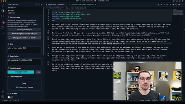 Getting started with Front Matter CMS смотреть онлайн