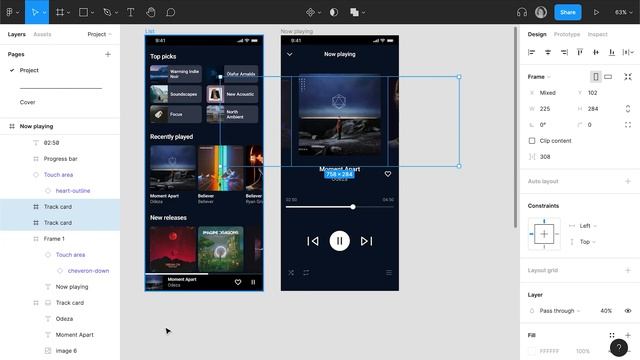 Figma tutorial: Interactive music app - P2 смотреть онлайн
